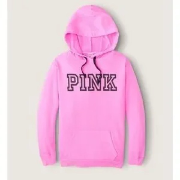 PINK Victoria's Secret Tops - PINK Victoria's Secret Bubblegum Pink Hoodie